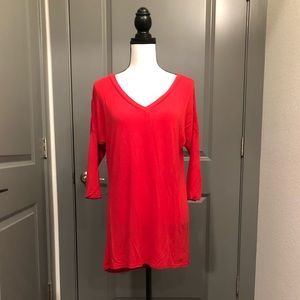 Ladies Half Moon Swing Top